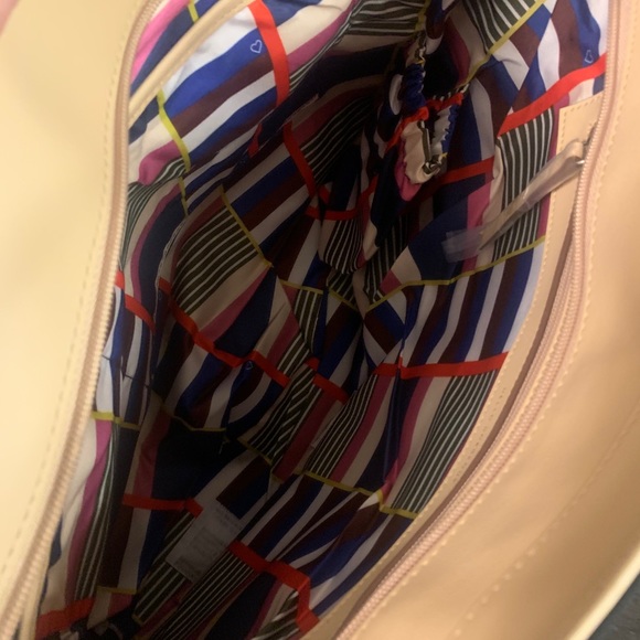 Hudson Tote (large) Black/Cream Clean Stripe - Picture 6 of 8